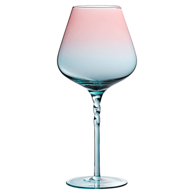 U Mi LIVING · 海月 | 酒具渐变粉冰蓝香槟杯家用水晶玻璃高脚杯