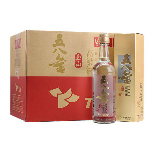 台湾玉山五八金高粱酒58度600ml进口白酒12瓶礼盒装送礼正品整箱