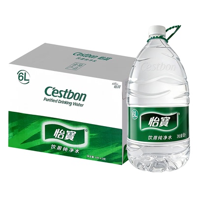 怡宝饮用水6L*3桶|超2000次加购