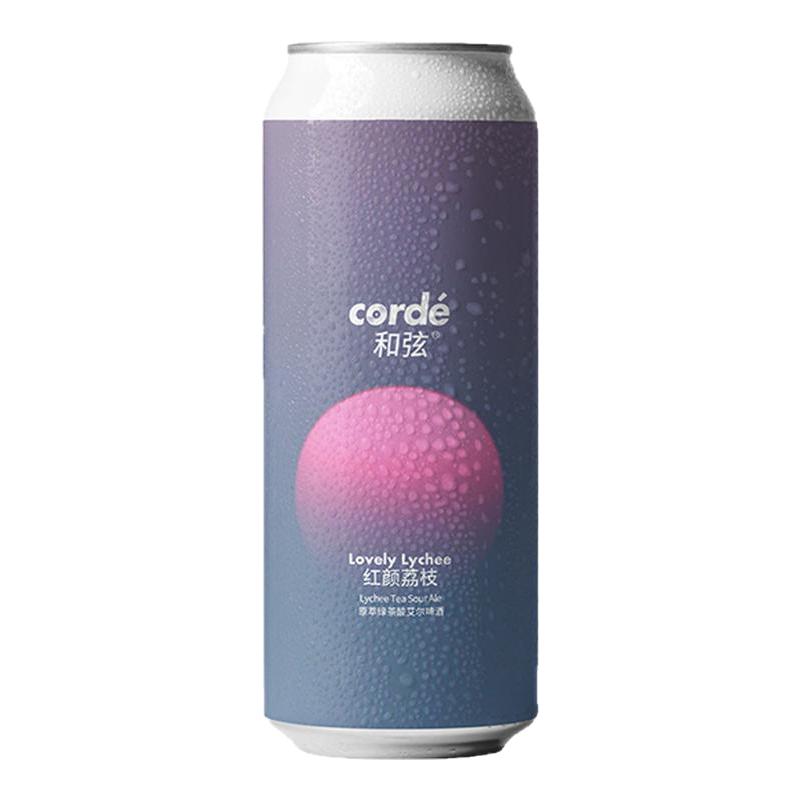 新品Corde和弦红颜荔枝原萃绿茶酸艾尔抹茶脑袋抹茶精酿啤酒500ml