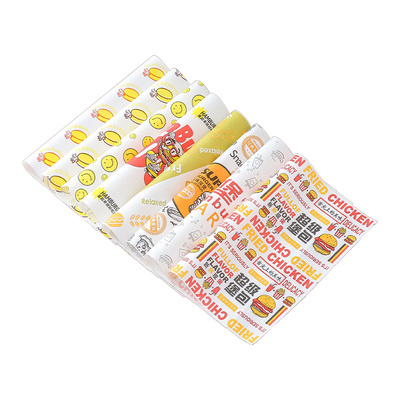 汉堡纸包装纸鸡肉卷纸食品级干净