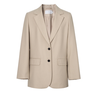 伊芙丽outlets店高智可水洗绵羊毛精纺职场西装外套西服春秋女