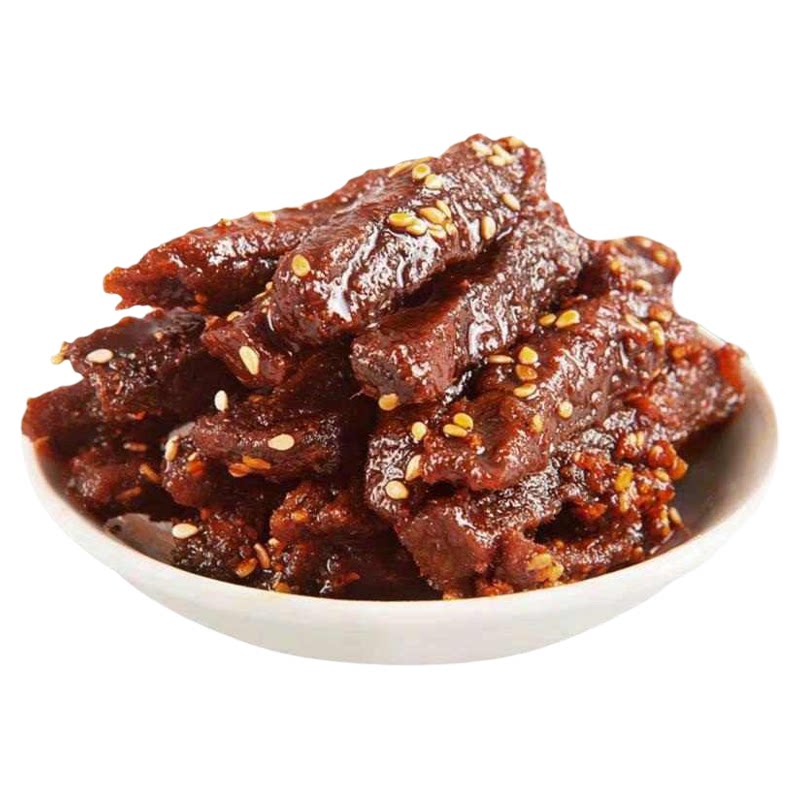 江志忠牛肉五香麻辣藤椒非风干牛肉干四川成都特产即食冷吃零食