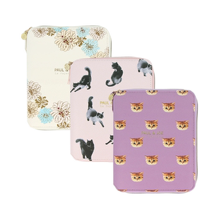 MARK'S PAULJOE 限定款手帐本封皮书衣防水抗污合成皮革拉链包封套适配EDiT手帐笔记本A5 B6时尚商务文具收纳