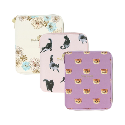 PAUL&JOE限定款拉链手帐封套