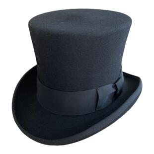 18CM羊毛高顶筒礼帽/总统帽/绅士帽/魔术帽/马术帽彩色帽子男女帽