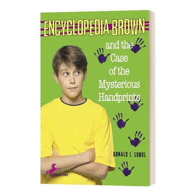 英文原版 Encyclopedia Brown and the Case of the Mysterious Handprints 百科全书小布朗 神秘的手印 英文版 进口英语书籍