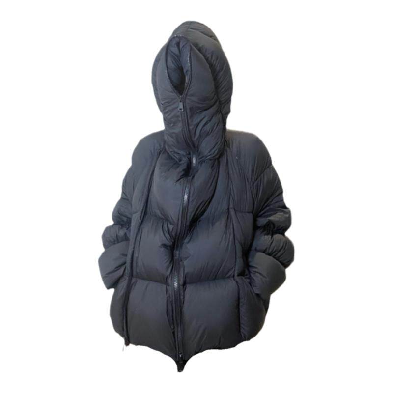 宽松鹅绒服超轻保暖设计感