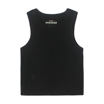 大耳象女童纯色工字背心2026夏季新款宝儿休闲百搭弹力修身薄上衣