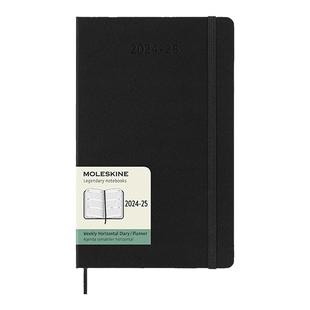 【硬面可定制】MOLESKINE 2025-2026年18个月周记本日记日程本工作计划日记手账打卡记录办公笔记本
