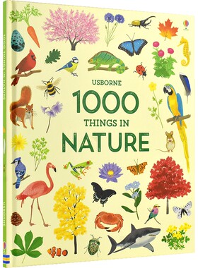 Usborne 1000 Things In Nature 大自然的1000种事物 幼儿启蒙认知 精装大开本 英语学习 英文原版进口儿童图书