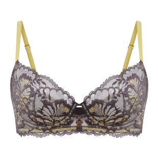 春瓷CHUNCI长安西市系列【璎珞3/4罩杯】列维斯双色蕾丝女士内衣