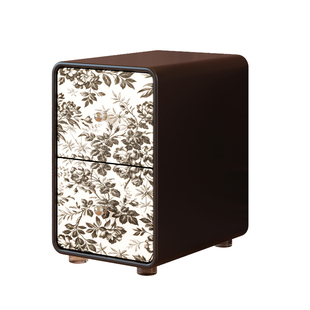 法式窄小床头柜家用卧室2025爆款小型30cm宽收纳柜超窄实木夹缝柜