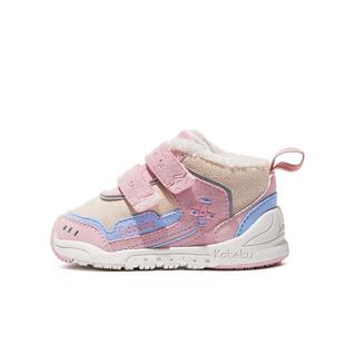 卡特兔婴儿鞋秋冬男童宝宝儿童学步鞋加绒童鞋机能女童儿童二棉鞋