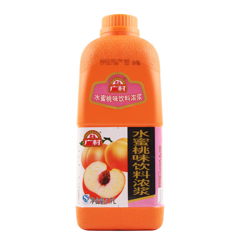 广村普级水蜜桃汁奶茶店饮料浓浆
