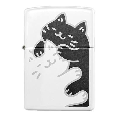 之宝正品抱福猫防风煤油打火机