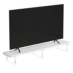 亚克力悬浮电视机增高置物架客厅电视柜透明收纳架子底座垫高抬高