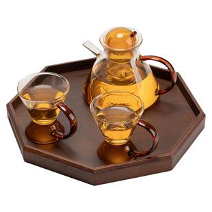 耐热玻璃茶具套装家用功夫茶具泡茶器透明泡红茶专用大容量花茶壶