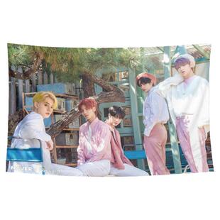 Tomorrow X Together男团TXT粉丝应援周边写真背景布海报挂布挂毯