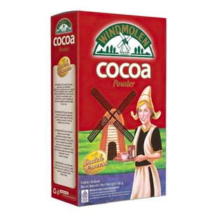 印尼风车牌可可粉巧克力粉windmolen cocoa powder即溶冲饮品80G