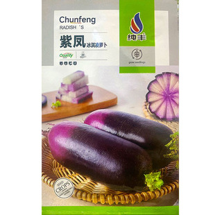 冰激凌水果萝卜种子种籽紫皮冰淇淋水果罗卜籽种菜种红蔬菜孑子