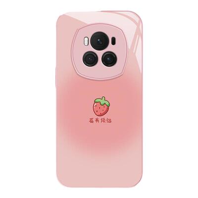 适用荣耀magic6手机壳新款magic5pro夏日玻璃honor防摔magic4可爱女网红magic3简约挂绳高级感镜头全包潮