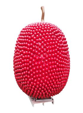 森系景观玻璃钢仿真杨梅雕塑像水果仙子定做杨梅形象卡通公仔模型