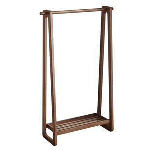 实木落地衣帽架卧室家用简约挂衣架2025新款收纳架床边挂晾衣架子