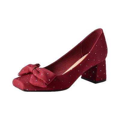 秀禾婚纱婚鞋日常可穿新娘高跟鞋