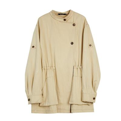 ELLE法式工装风一手长风衣外套