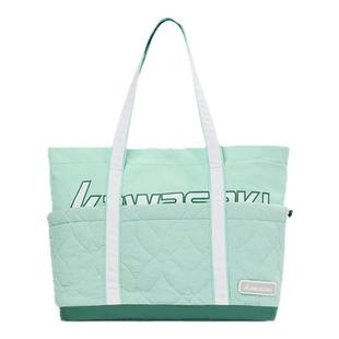 川崎羽毛球拍包单肩包运动青花瓷女款马卡龙色大容量多口袋