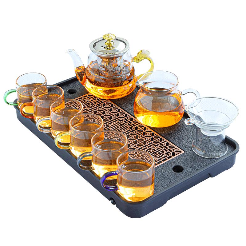 耐高温玻璃功夫茶具套装家用客厅功夫茶具