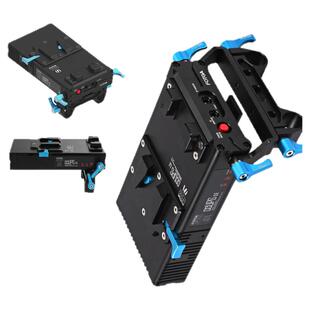 FOTGA V口电池扣板挂板15mm管夹供电系统适用于适用于索尼A7M4/Z5/Z6/Z7/GH6/BMPCC/FS5/FS7/R50/R8/R10
