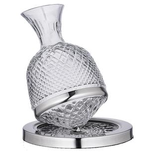 轻奢高级感水晶玻璃红酒醒酒器家用旋转分酒壶葡萄酒杯子礼盒套装