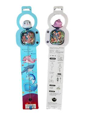 海洋馆同款泡泡花儿童发光玩具