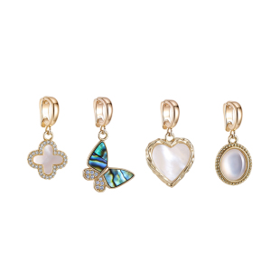 珍珠项链配件扣头女2026新款高级感精致diy饰品日常百搭吊坠单坠