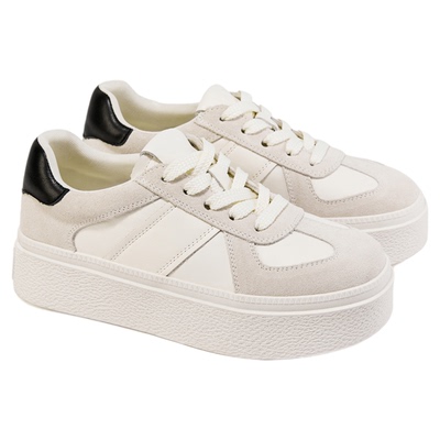 fed时尚板鞋秋季新款女鞋厚底增高鞋经典德训鞋女款S0715-ZCA667