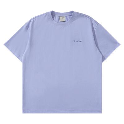 索罗纳凉感夏季英文印花圆领tee
