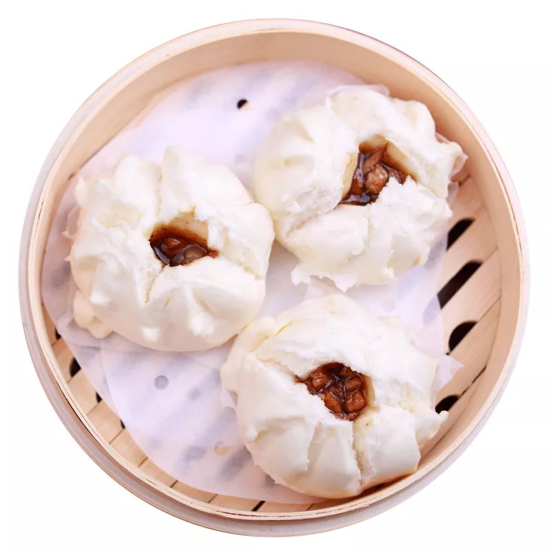 廣式點(diǎn)心卡貝開口笑叉燒包批 速凍食品包子 6個(gè)x20包商用廣東包郵