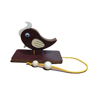 Woodpecker Doorbell 啄木鸟门铃木质创意实木小鸟敲门器