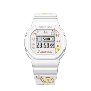 三丽鸥正品布丁狗儿童电子手表女款初高中学生只看时间女生高颜值