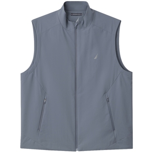 NAUTICA/诺帝卡男装25秋季新品登山呢挺括舒适休闲立领马甲JO5303