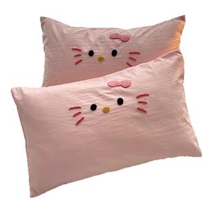 2025新款夏季毛巾绣单个枕头芯套装一对装2儿童全棉纯棉48cmx74cm