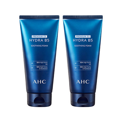 AHCB5玻尿酸洗面奶2支装清洁