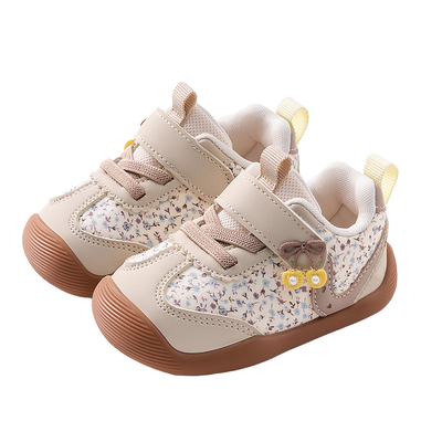 Ginofu男女童学步鞋魔术贴防滑