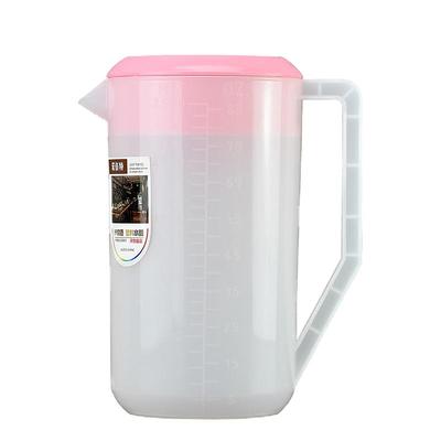 奶茶店塑料带盖量杯耐热果汁壶