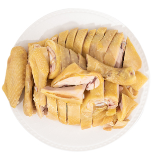 精致潮菜广东正宗白切鸡 滑嫩鲜香现做配沙姜葱酱酱油鸡包邮顺丰