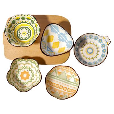 玉米家用陶瓷可爱小碟子蘸料调料碗醋碟味碟小菜碟小吃碟酱油碟