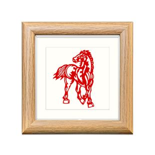 中国风特色手工剪纸迷你掌心框相框摆件家居装饰画伴手礼非遗礼品