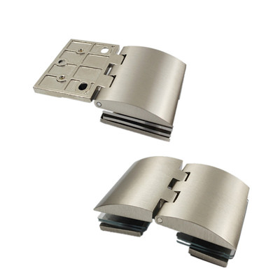 玻璃铰链合页开孔玻璃门门铰柜门